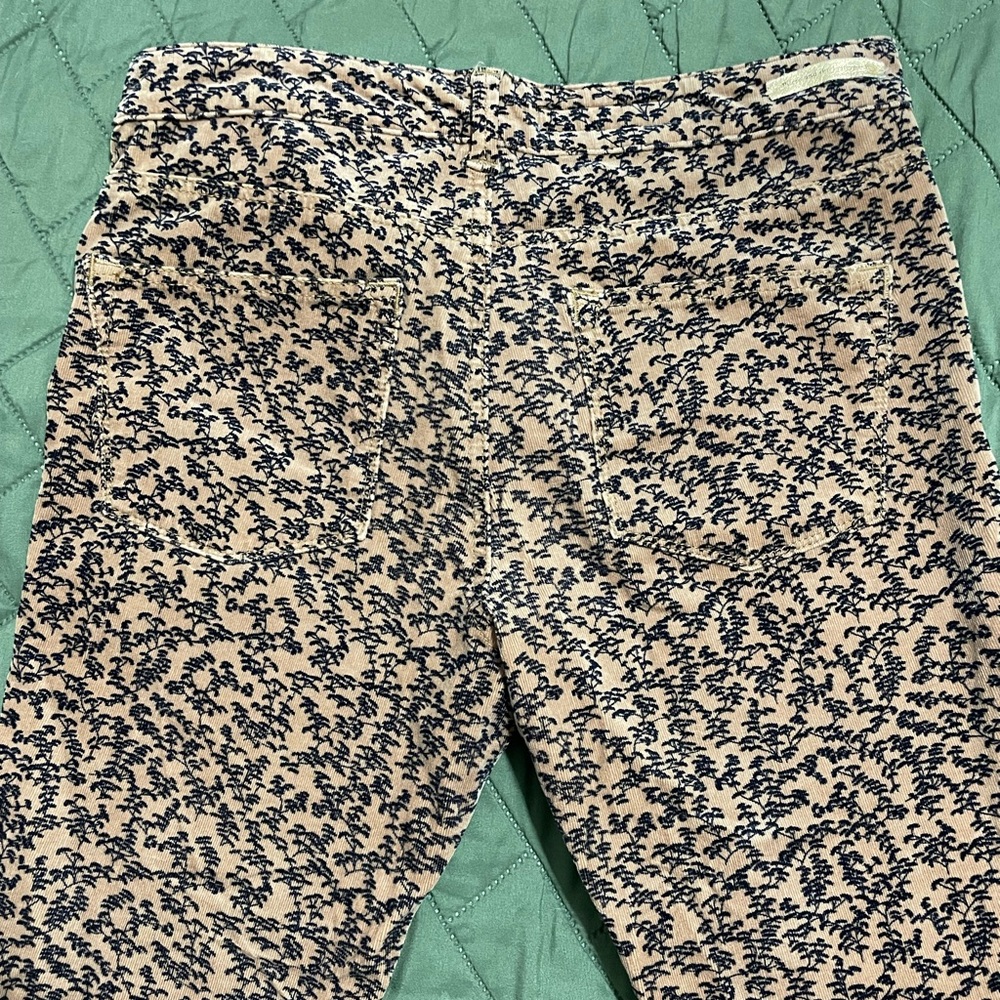 Pilcro & the Letterpress (Anthropologie) Printed, Skinny Cords - Size 29 - Picture 4 of 4